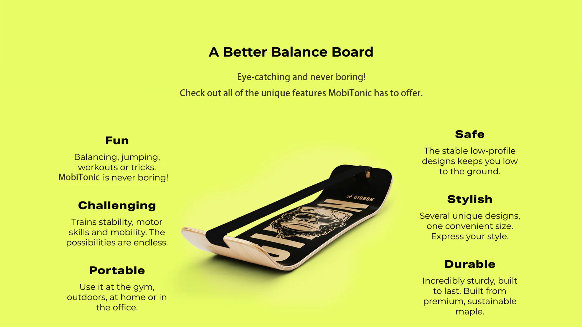 What is a MobiTonic Balance Board
